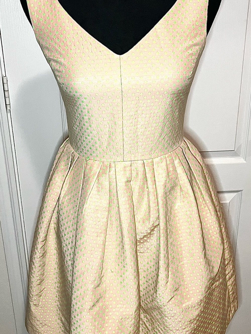 Raoul polka dot fit-and-flare dress